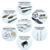 Strain Gages, Transducers and Amplifier Recorder